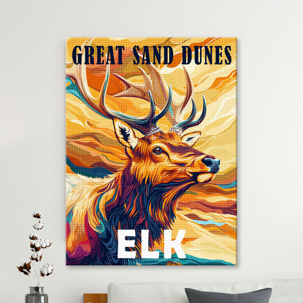 Great Sand Dunes National Park Animal Diamond Painting