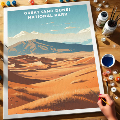 Great Sand Dunes National Park | Paint by Numbers Kit