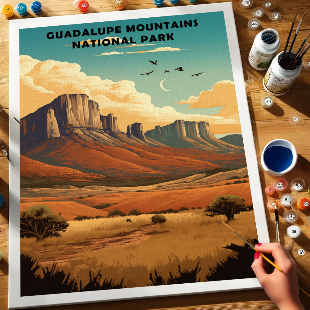 Guadalupe Mountains National Park | Paint by Numbers Kit