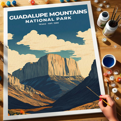 Guadalupe Mountains National Park Heritage Edition | Paint by Numbers Kit