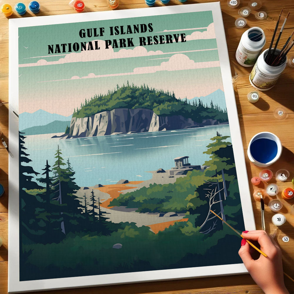 Gulf Islands National Park Reserve | Paint by Numbers Kit