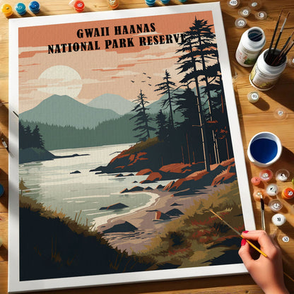 Gwaii Haanas National Park Reserve | Paint by Numbers Kit