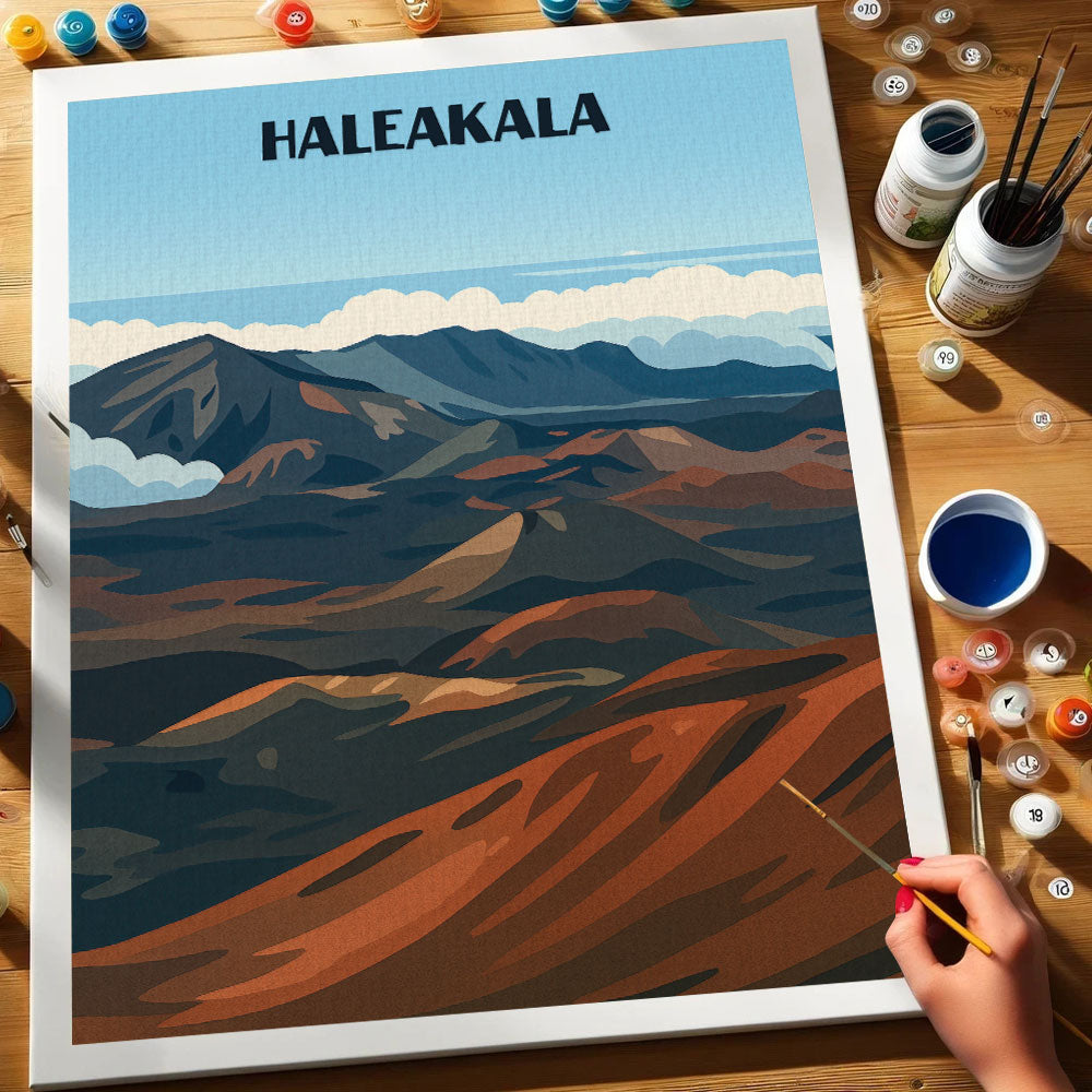 Haleakala National Park Beginner | Paint by Numbers Kit