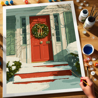 Holiday Welcome | Paint by Numbers Kit