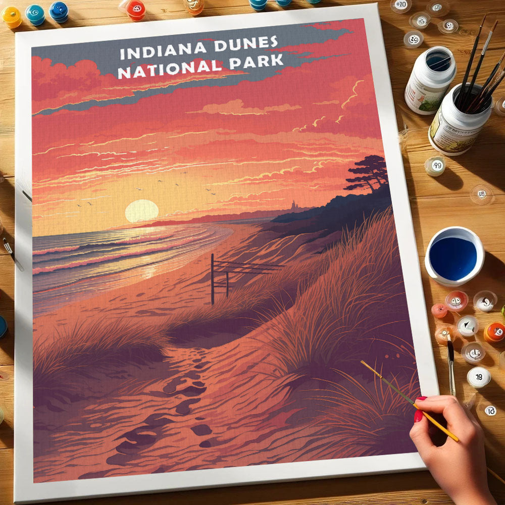 Indiana Dunes National Park | Paint by Numbers Kit