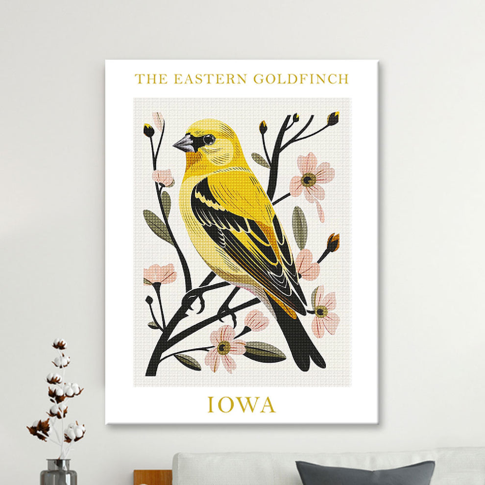Iowa State Bird Diamond Painting – Wander Painting