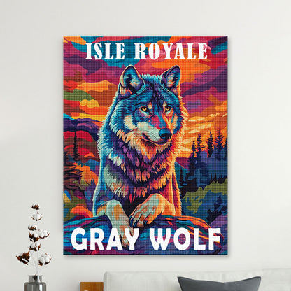 Isle Royale National Park Animal Diamond Painting