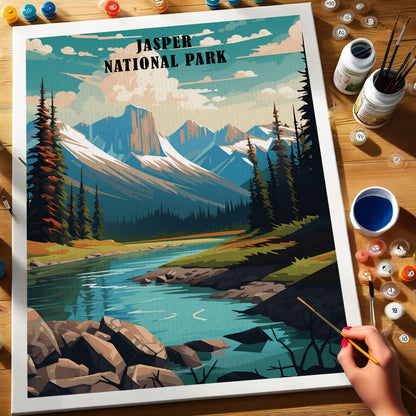 Jasper National Park | Paint by Numbers Kit