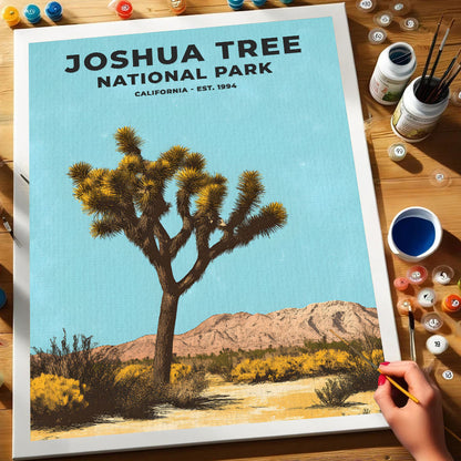 Joshua Tree National Park Heritage Edition | Paint by Numbers Kit