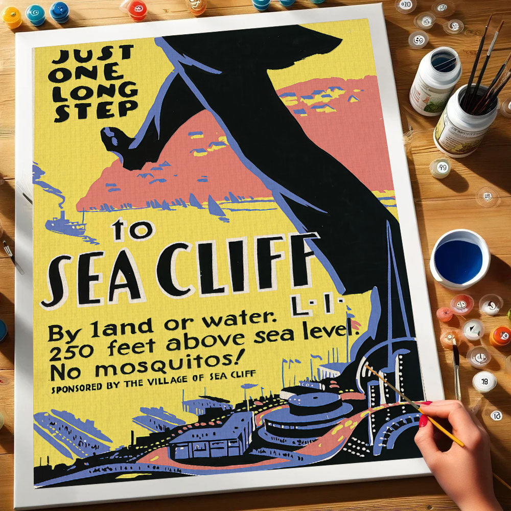 Just one long step to Sea Cliff - US Poster