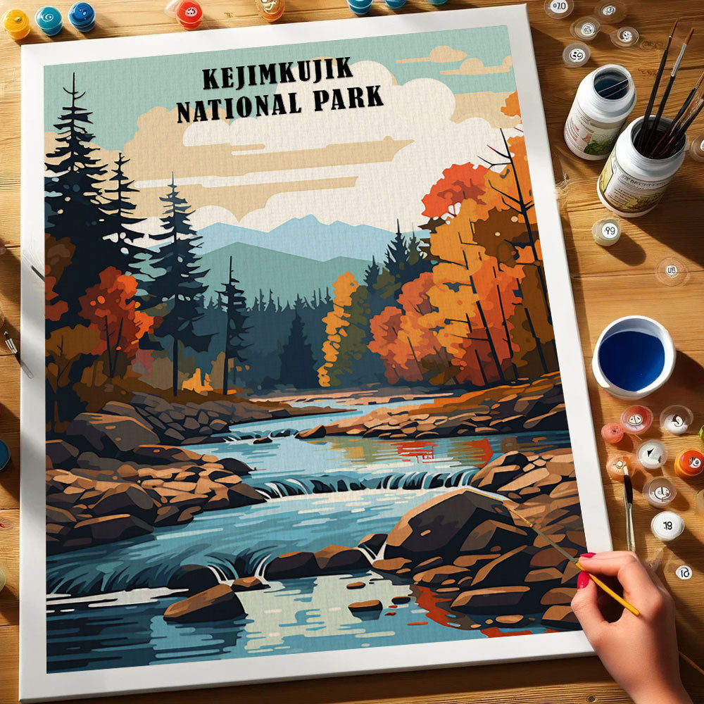 Kejimkujik National Park | Paint by Numbers Kit