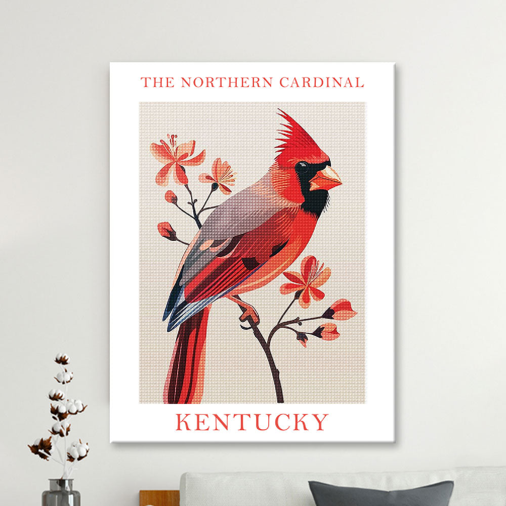 Kentucky State Bird Diamond Painting