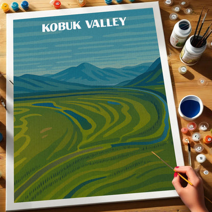 Kobuk Valley National Park Beginner | Paint by Numbers Kit