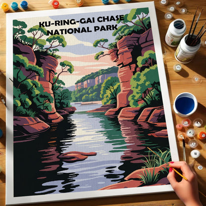 Ku-ring-gai Chase AU National Park | Paint by Numbers Kit