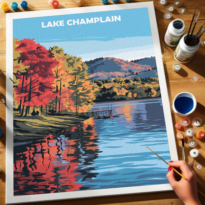 Lake Champlain | Paint by Numbers Kit