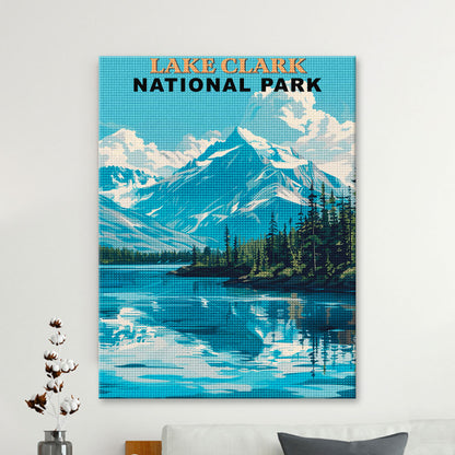 Lake Clark National Park Diamond Painting (Vintage Edition)