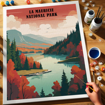 La Mauricie National Park | Paint by Numbers Kit