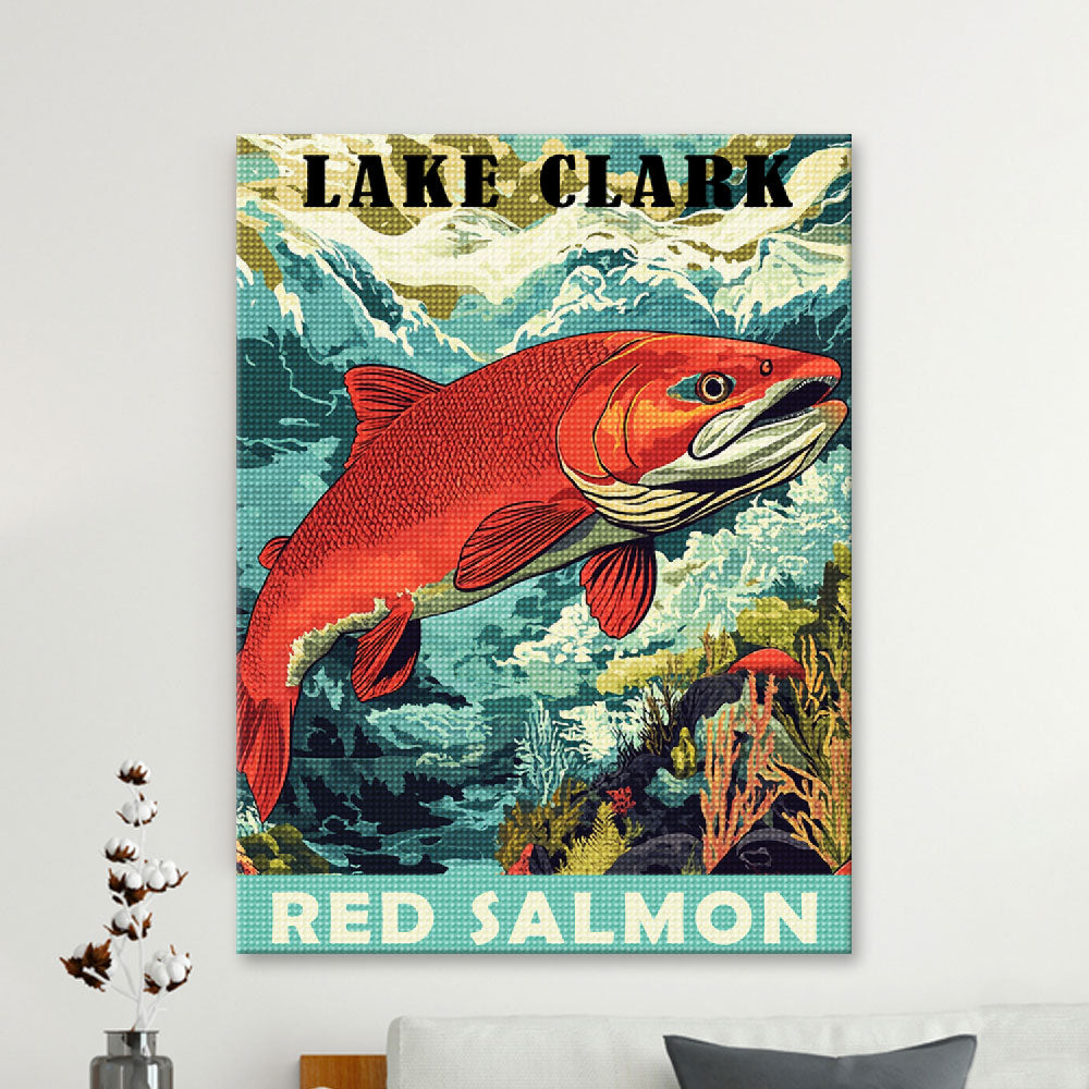 Lake Clark National Park Animal Diamond Painting