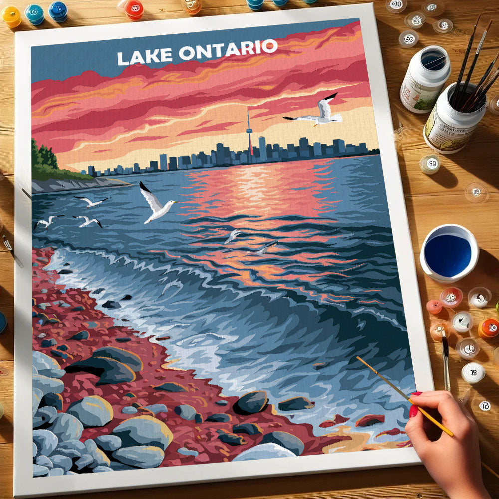 Lake Ontario | Paint by Numbers Kit