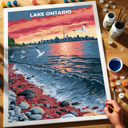 Lake Ontario | Paint by Numbers Kit
