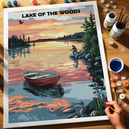 Lake of the Woods | Paint by Numbers Kit