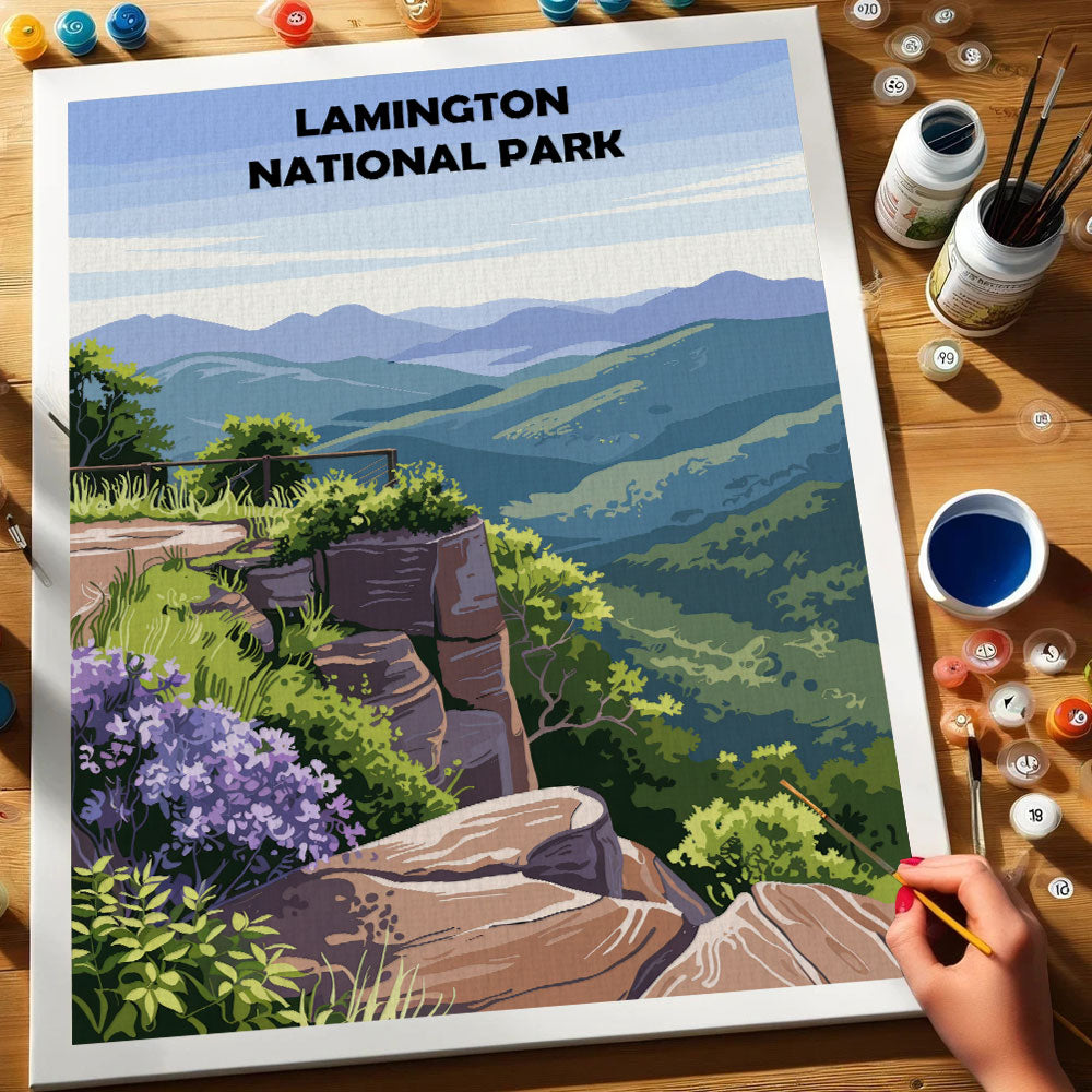 Lamington AU National Park | Paint by Numbers Kit