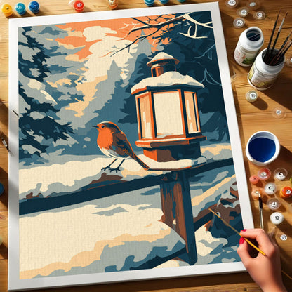 Lantern Bird | Paint by Numbers Kit