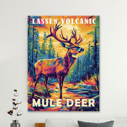 Lassen Volcanic National Park Animal Diamond Painting