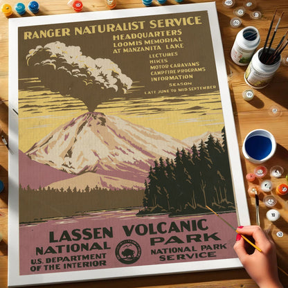Lassen Volcanic National Park, Ranger Naturalist Service - US Poster