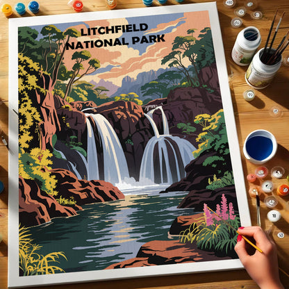 Litchfield AU National Park | Paint by Numbers Kit