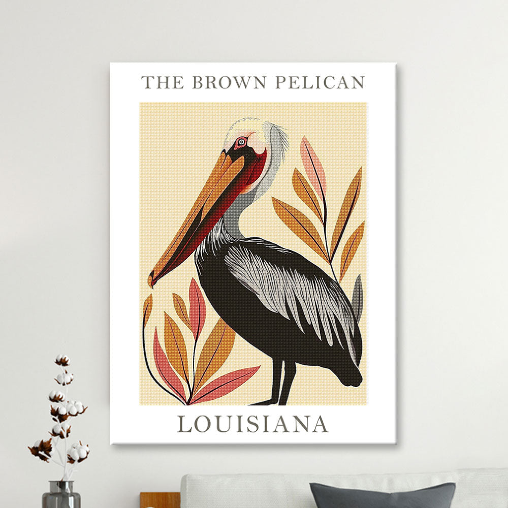 Louisiana State Bird Diamond Painting