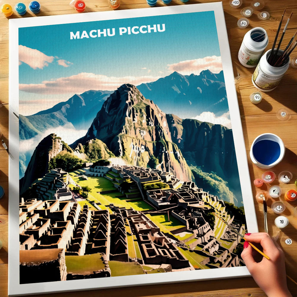 Machu Picchu, Peru - World Heritage | Paint by Numbers Kit