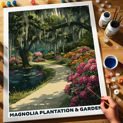 Magnolia Plantation & Garden | Paint by Numbers Kit