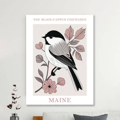 Maine State Bird Diamond Painting