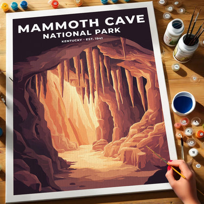 Mammoth Cave National Park Heritage Edition | Paint by Numbers Kit