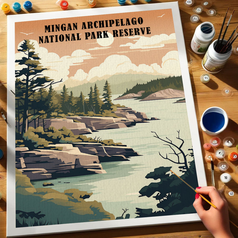 Mingan Archipelago National Park Reserve | Paint by Numbers Kit