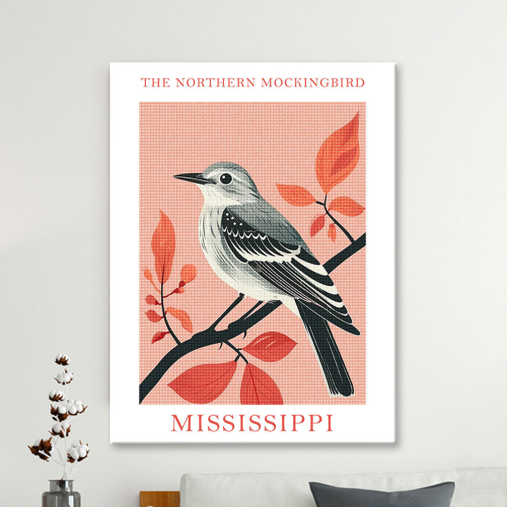 Mississippi State Bird Diamond Painting