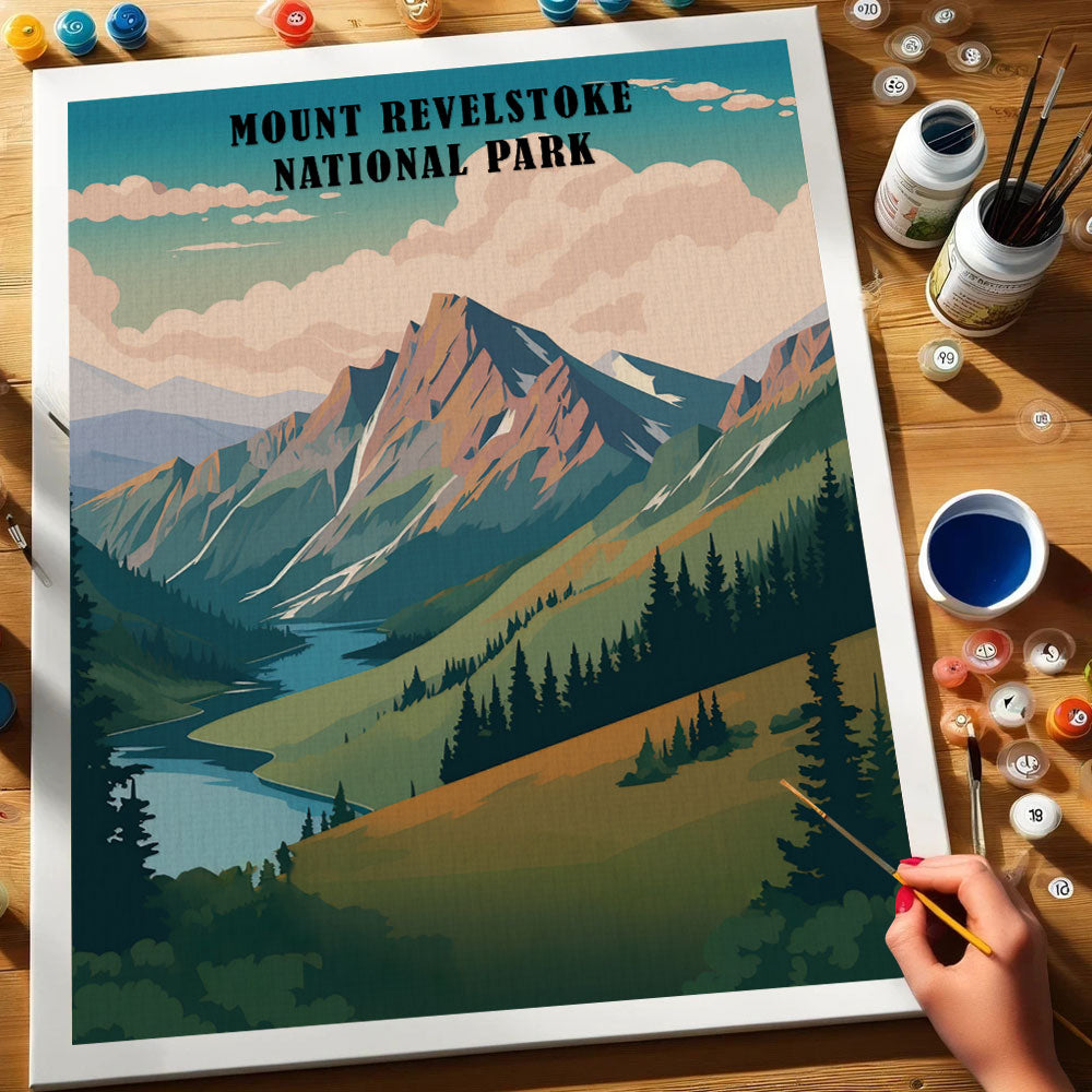 Mount Revelstoke National Park | Paint by Numbers Kit