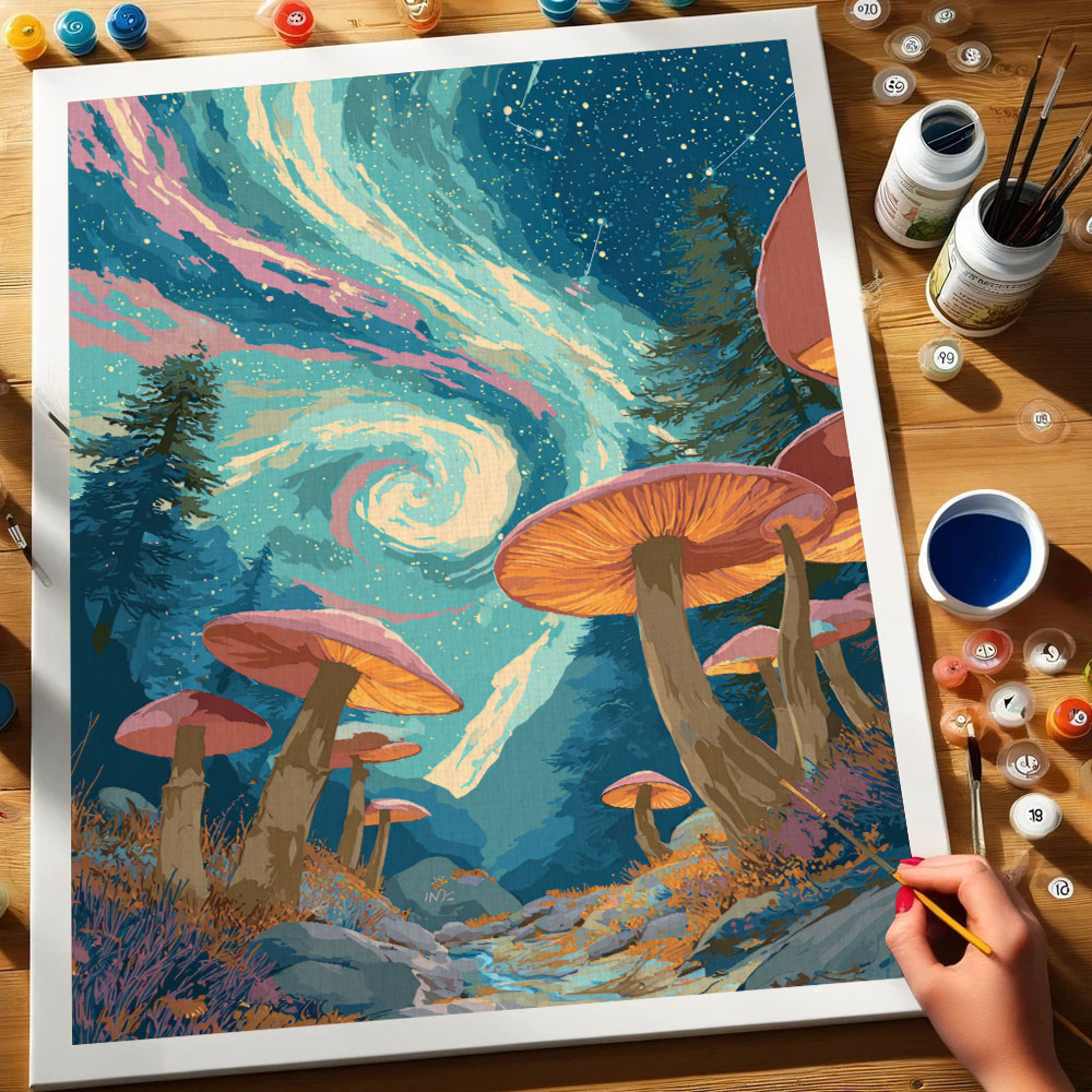 Mystic Swirl | Paint by Numbers Kit – Wander Painting