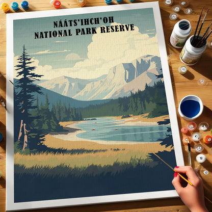 Nááts'ihch'oh National Park Reserve | Paint by Numbers Kit