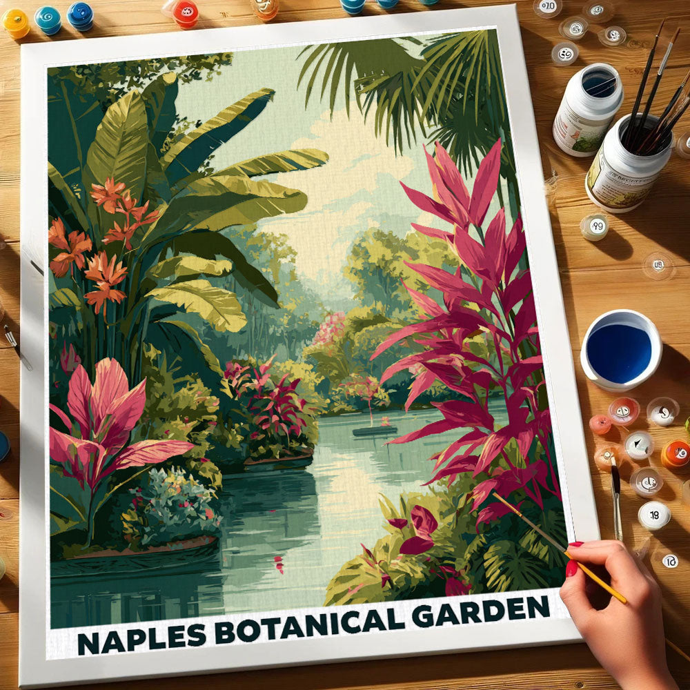 Naples Botanical Garden | Paint by Numbers Kit