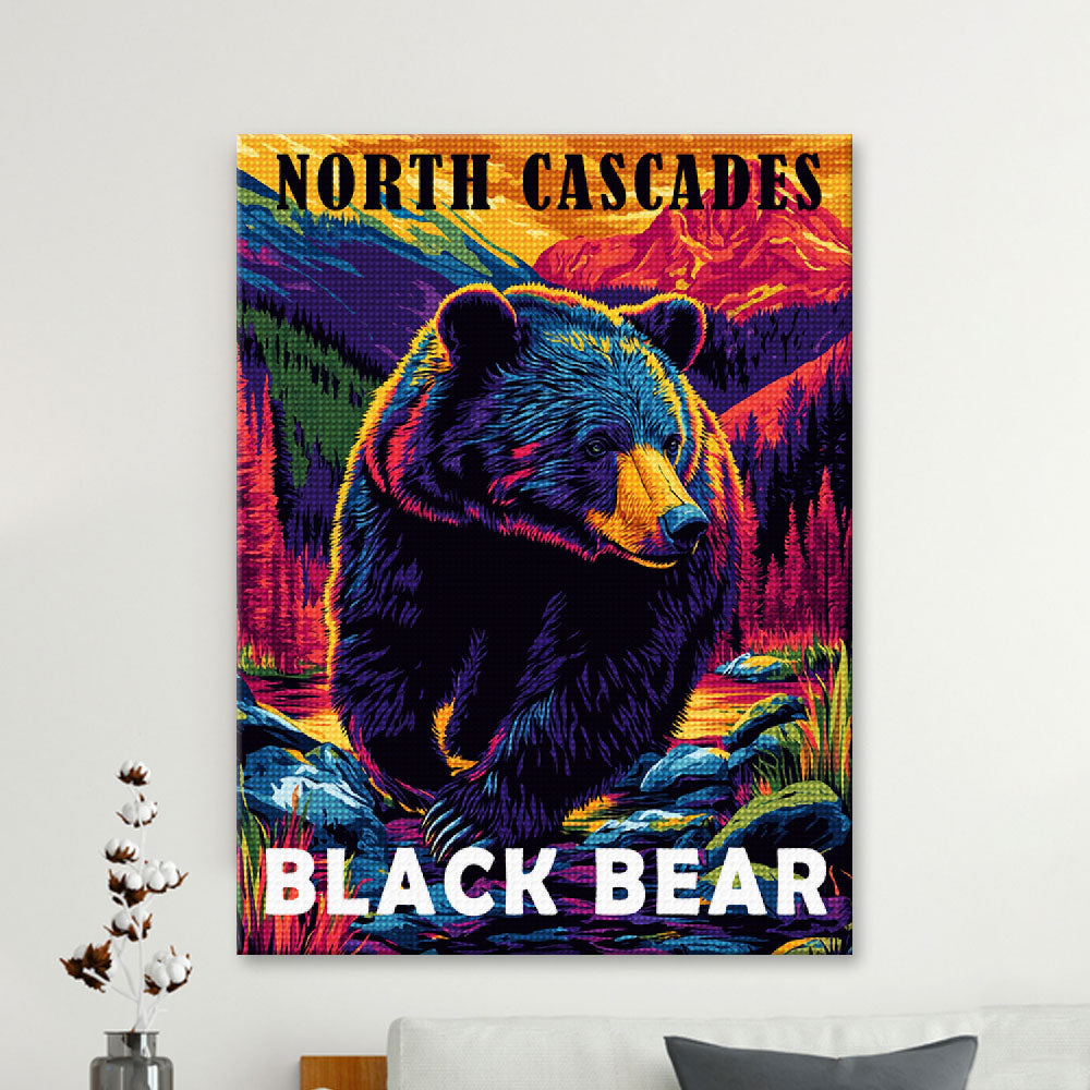 North Cascades National Park Animal Diamond Painting