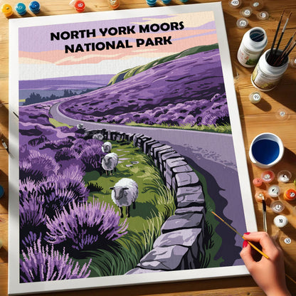 North York Moors UK National Park | Paint by Numbers Kit
