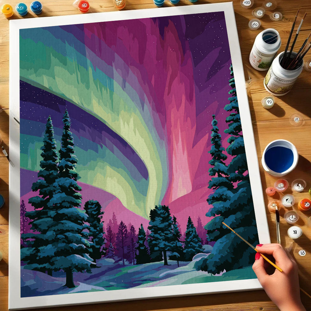 Northern Radiance | Paint by Numbers Kit