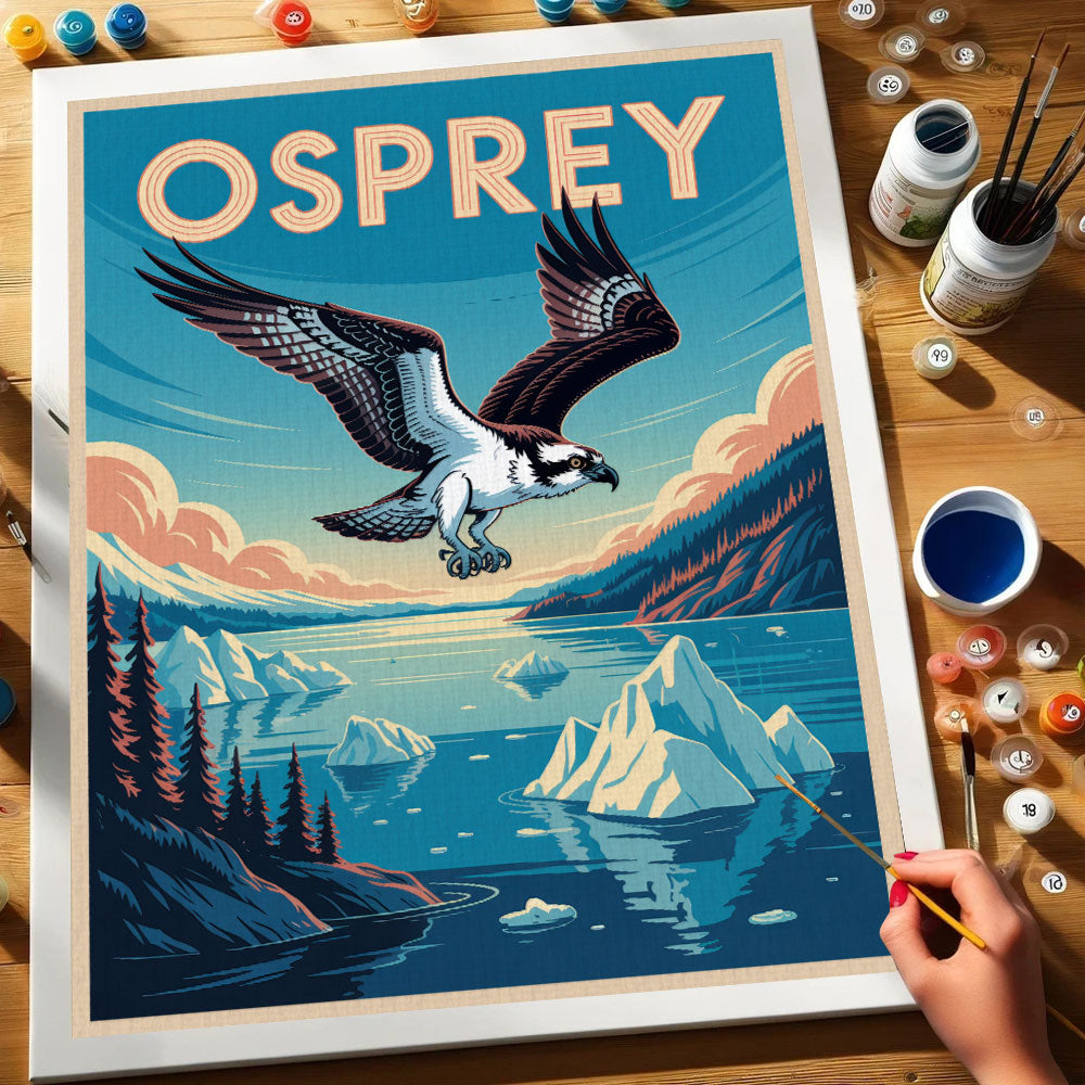 Osprey - National Park Wildlife | Paint by Numbers Kit
