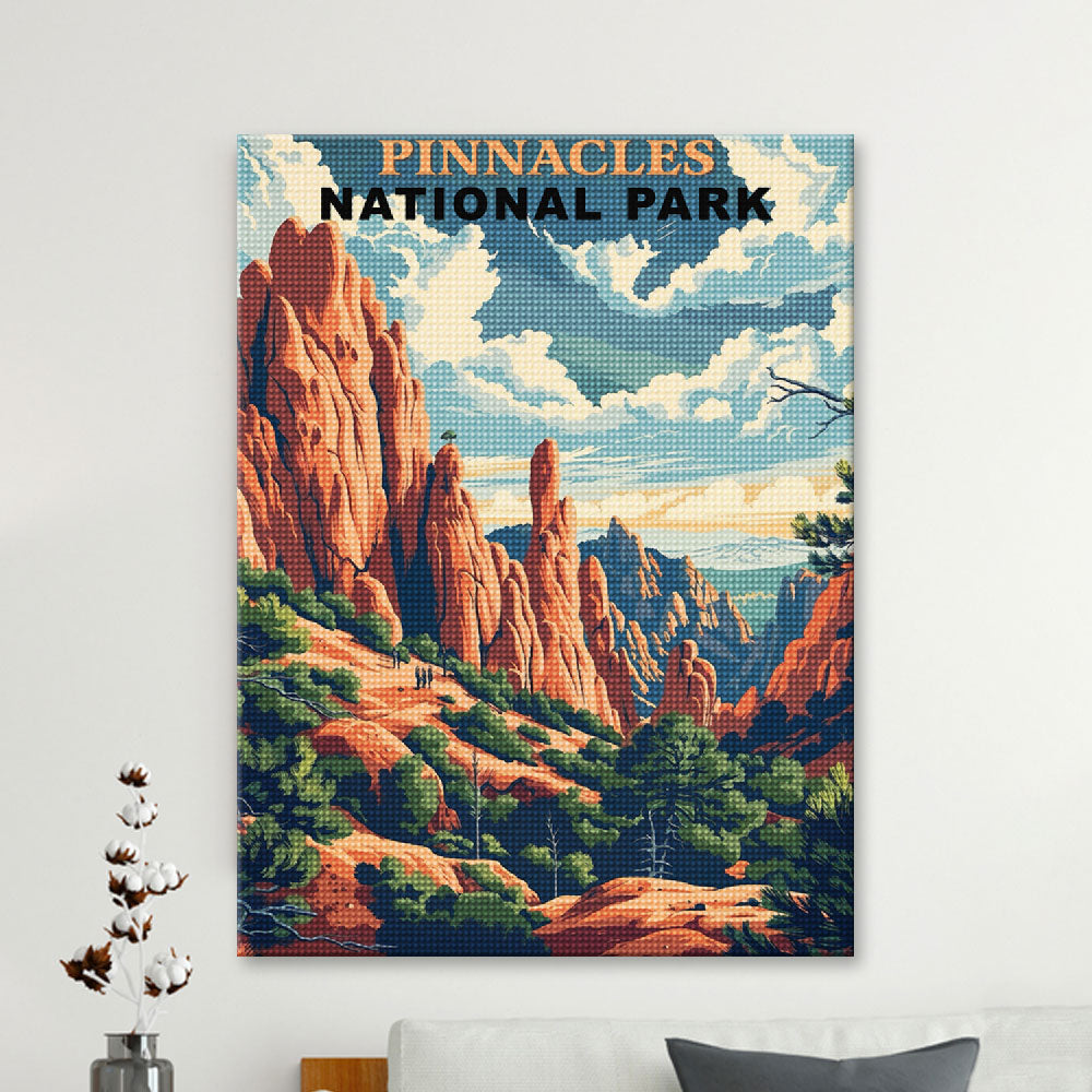 Pinnacles National Park Diamond Painting (Vintage Edition)