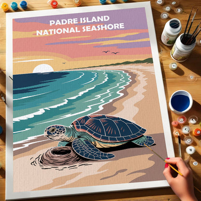 Padre Island National Seashore | Paint by Numbers Kit