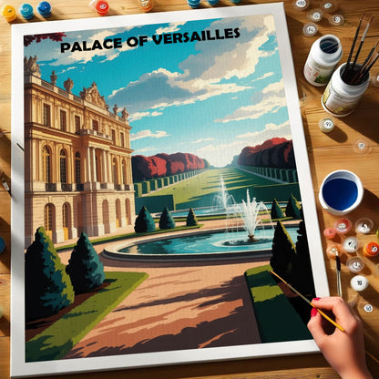Palace of Versailles, France - World Heritage | Paint by Numbers Kit
