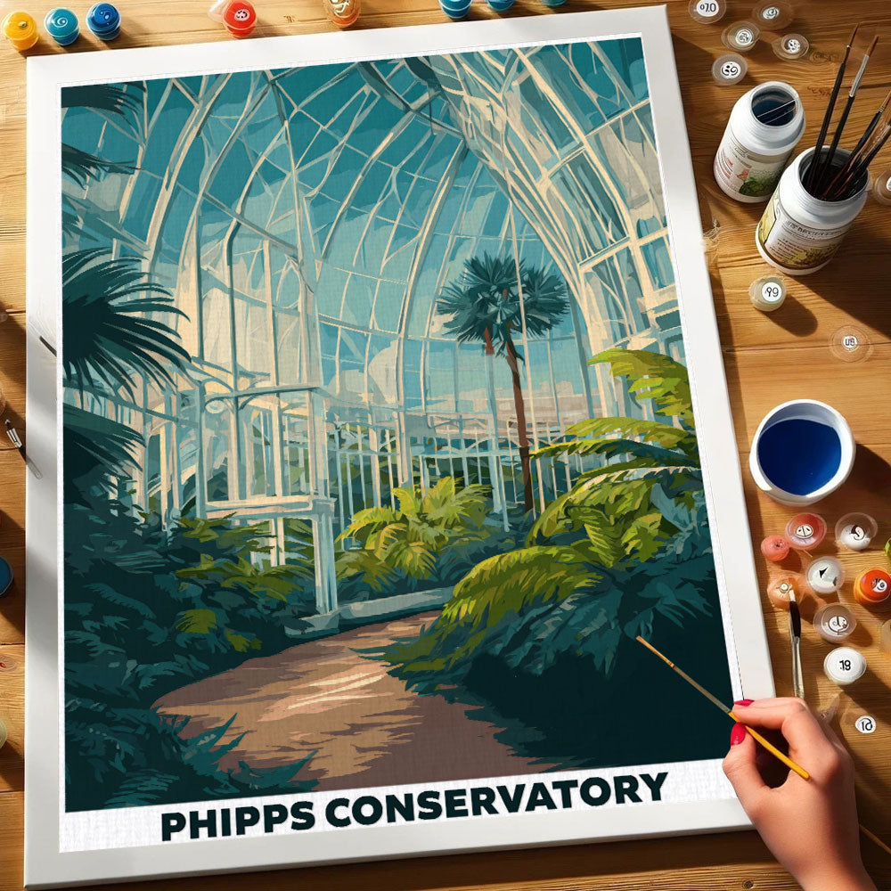 Phipps Conservatory | Paint by Numbers Kit