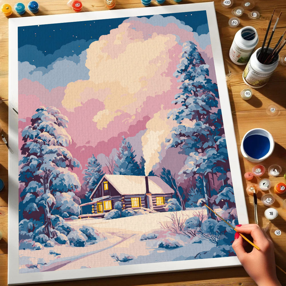 Pink Sky | Paint by Numbers Kit